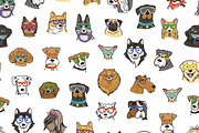Dogs with Glasses, an Animal Illustration by GooseFrol (Thumbnail 7 of 17)