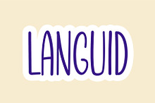 Languid - Handwritten Font