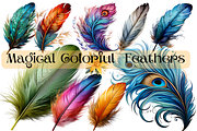 Birds Feathers Clipart, an Object Graphic by Agnesagraphic (ID 95) (Thumbnail 1 of 7)