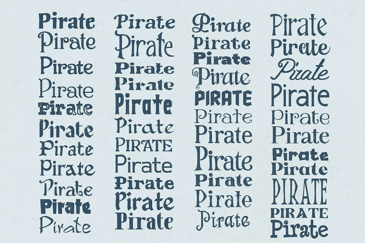 Pirate Font Bundle - 100 Fonts!, a Serif Font by HipFonts (Photo 3 of 18)