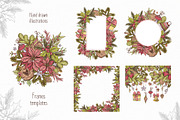 Vintage Christmas, a Decorative Illustration by Ekaterina Mikheeva (Thumbnail 4 of 10)