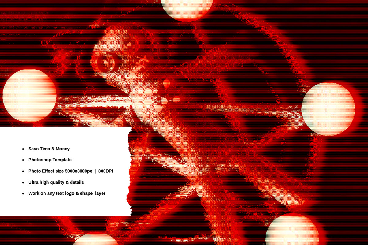 Scared Photo Effect, a Layer Style Add-On by dokudokunomi