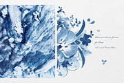 Delft Blue Floral Illustration Pack, a Decorative Illustration by BlueRobinDesignShop (Thumbnail 8 of 9)