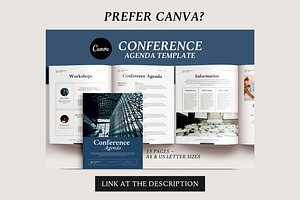 Conference Agenda InDesign Template