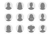 Set of grayscale silhouette icons, an Icon by Yayasya (Thumbnail 3 of 3)