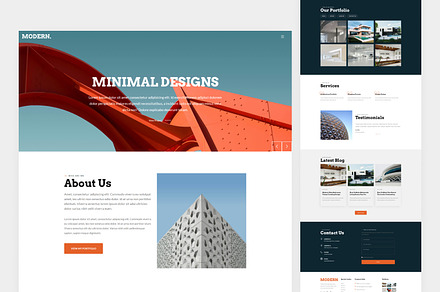 Modern - Architecture Portfolio HTML