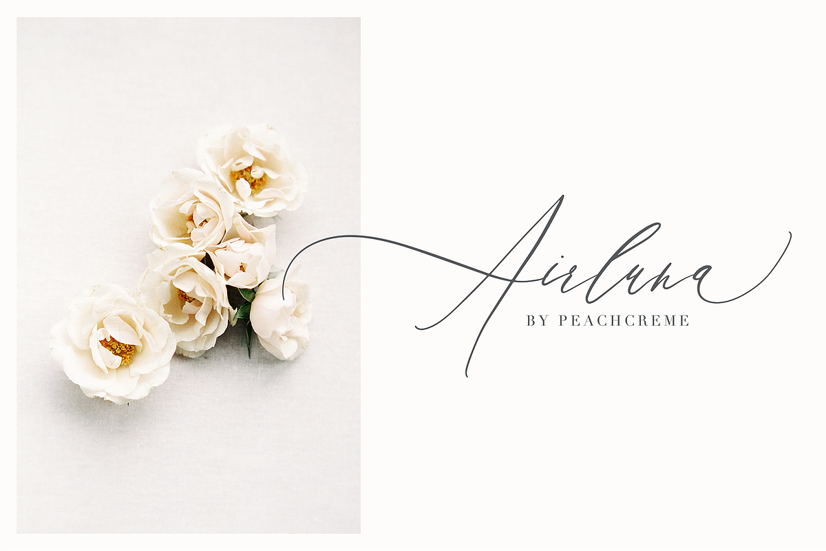 Adora Bouton-Luxury Script, a Handwritten Font by PeachCreme (Photo 9 of 15)