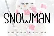 Snowman, a Sans Serif Font by InermediaSTUDIO (Thumbnail 1 of 7)