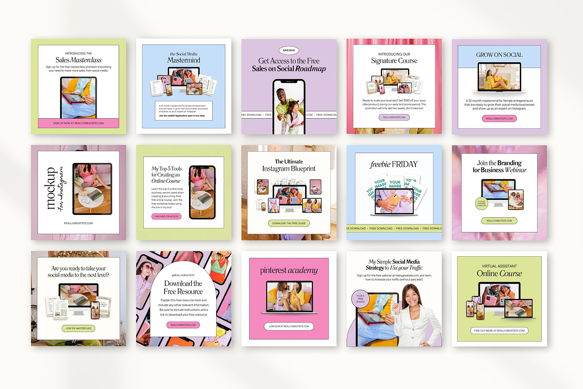 Instagram Creator for Coaches Canva, a Social Media Template by Fallon Gerst (Photo 9 of 47)
