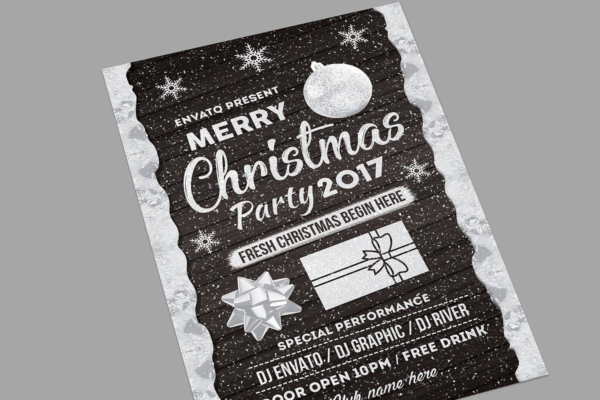 Merry Christmas Flyer, a Flyer Template by Creative  designer (Photo 5 of 5)