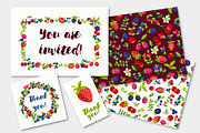 Vector berry patterns, a Decorative Illustration by martynmarin (Thumbnail 1 of 7)