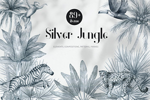 Silver Jungle. Animals & Nature