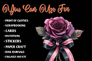 Gothic Roses Clipart, an Illustration by CreationArt (Thumbnail 4 of 9)