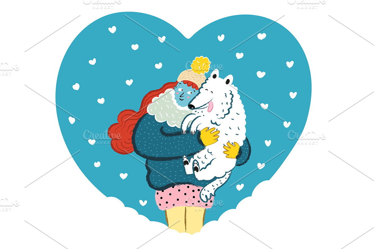 I Love my Dog, an Animal Illustration by Irene Loal (Photo 1 of 2)