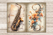 Music Vintage Sheet | Junk Journal, an Object Illustration by GlamArtZhanna (Thumbnail 9 of 9)
