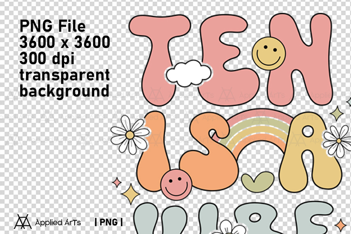 Ten is a Vibe, Groovy 10th Birthday, an Object Graphic by Applied Arts (Photo 4 of 4)