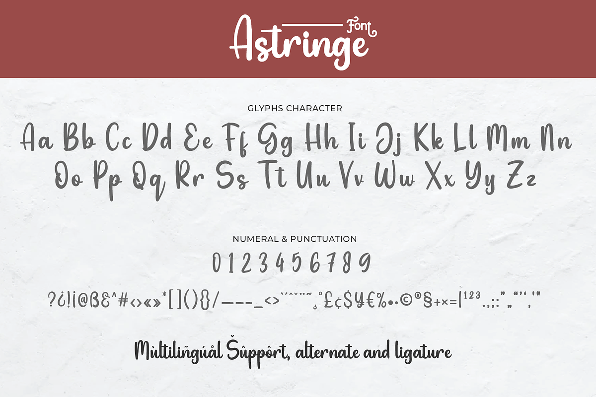 Astringe, a Script Font by twinstd (Photo 10 of 10)