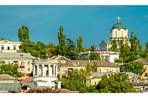 Skyline of sevastopol with st stock photo containing sevastopol and crimea, an Architecture Photo by Leonid Andronov