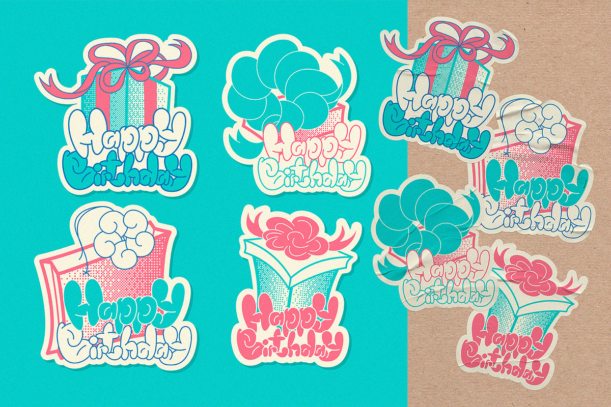 Happy Birthday Gift Box Characters, a Graphic by 159room.studio (Photo 3 of 3)