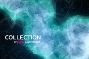 Abstract space backgrounds, an Illustration by Julvil (Thumbnail 8 of 8)
