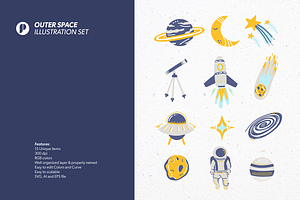 Universe Outer Space Illustration