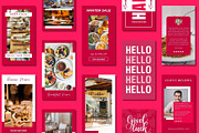 Food Blogger Story Canva Templates, a Templates & Theme by BoontenStudio (Thumbnail 3 of 8)
