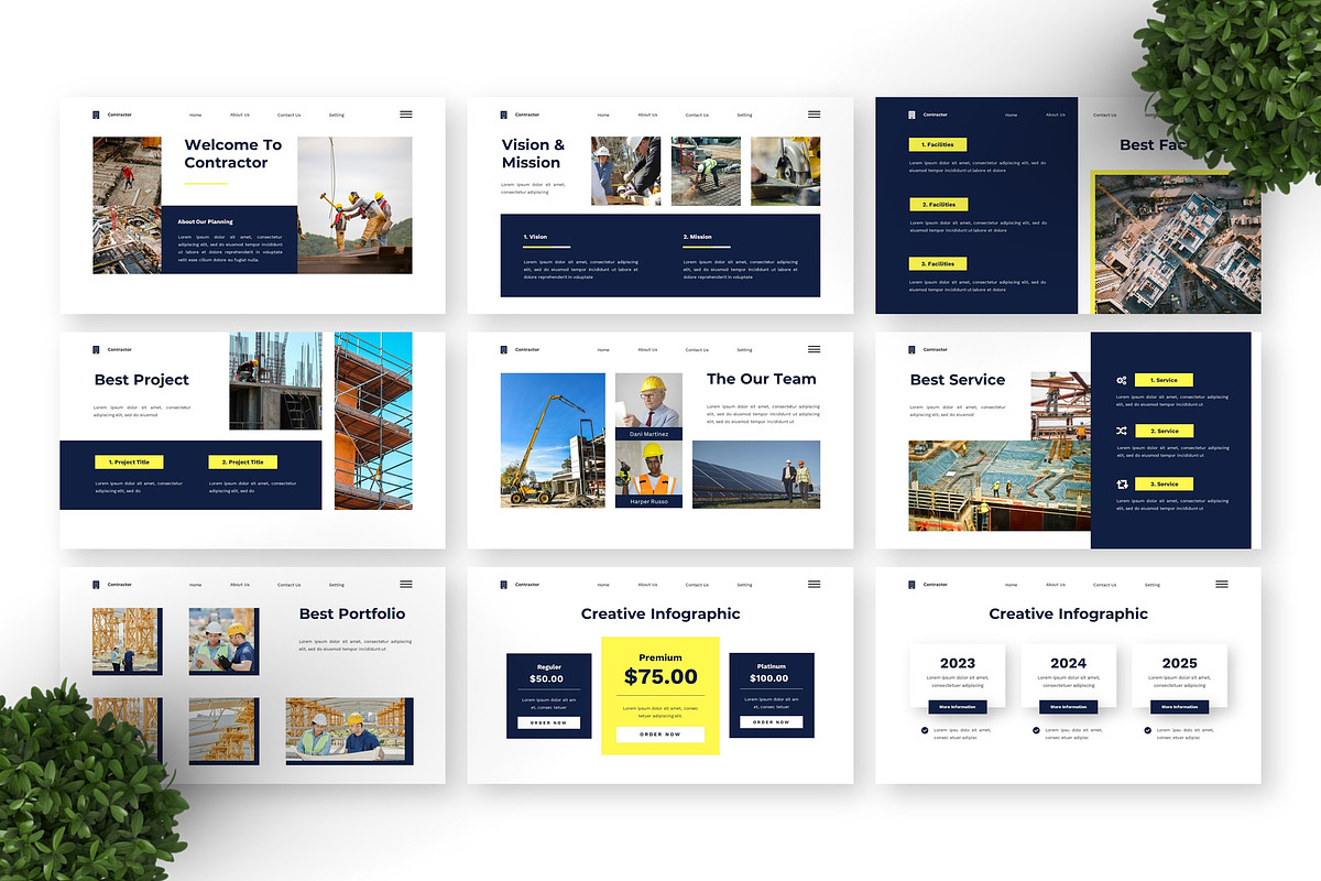 Contractor - Construction Keynote preview 4