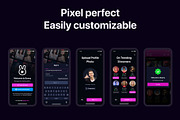 Bunny - Idol Streaming App UI Kit, an App Template by sythongnguyen777 (Thumbnail 4 of 6)