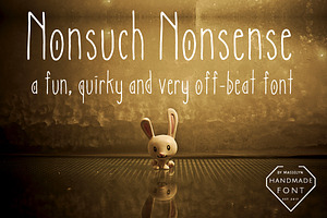 Nonsuch Nonsense // Quirky Font
