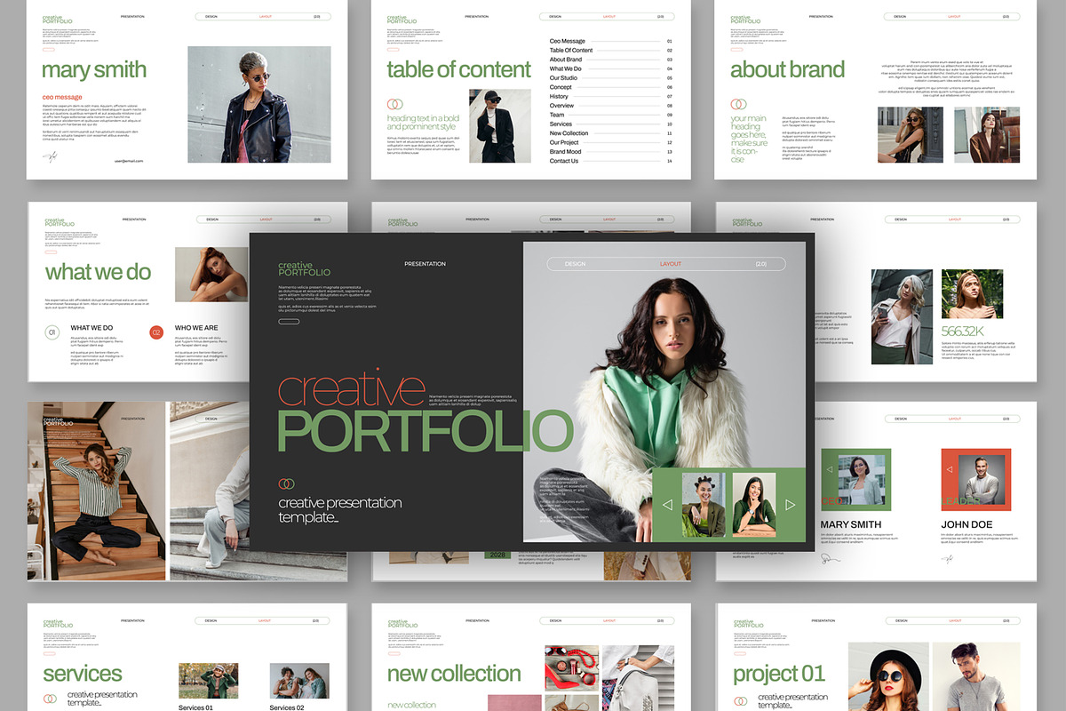 Creative Portfolio Presentation, a Presentation Template by MightyDesign (Photo 2 of 7)