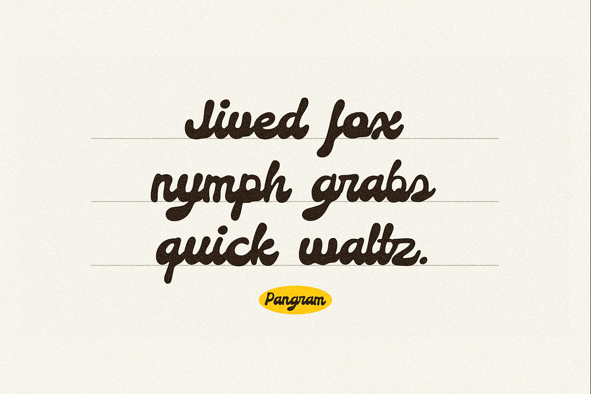 Roille Retro Script Classic, a Script Font by Typetemp Studio (Photo 3 of 23)