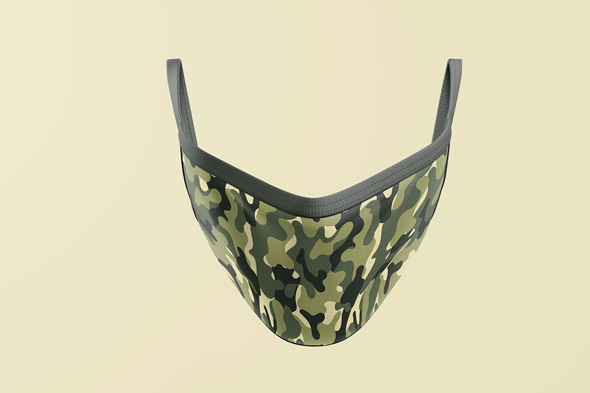 Face Mask Mockup, a Mask Mockup by AnagramDesign (Photo 5 of 10)