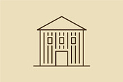 Type of Barns Line Set, an Outline Icon by Buqancreative (Thumbnail 10 of 10)