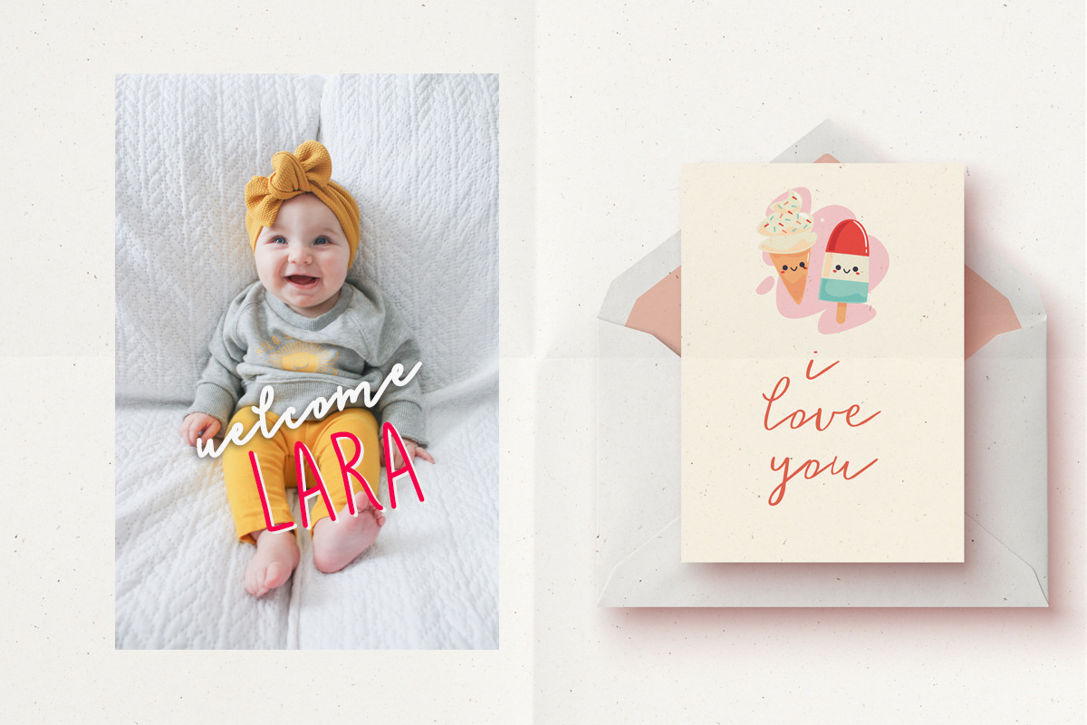 Strawberry Love: a font duo preview 8