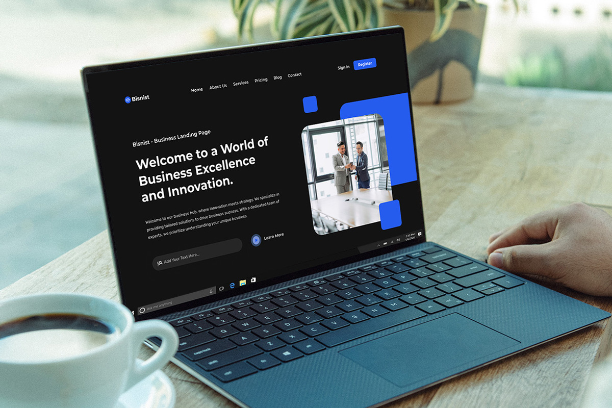 Bisnist - Business Landing Page, an UI Kit Template by ENATIVE (Photo 4 of 4)