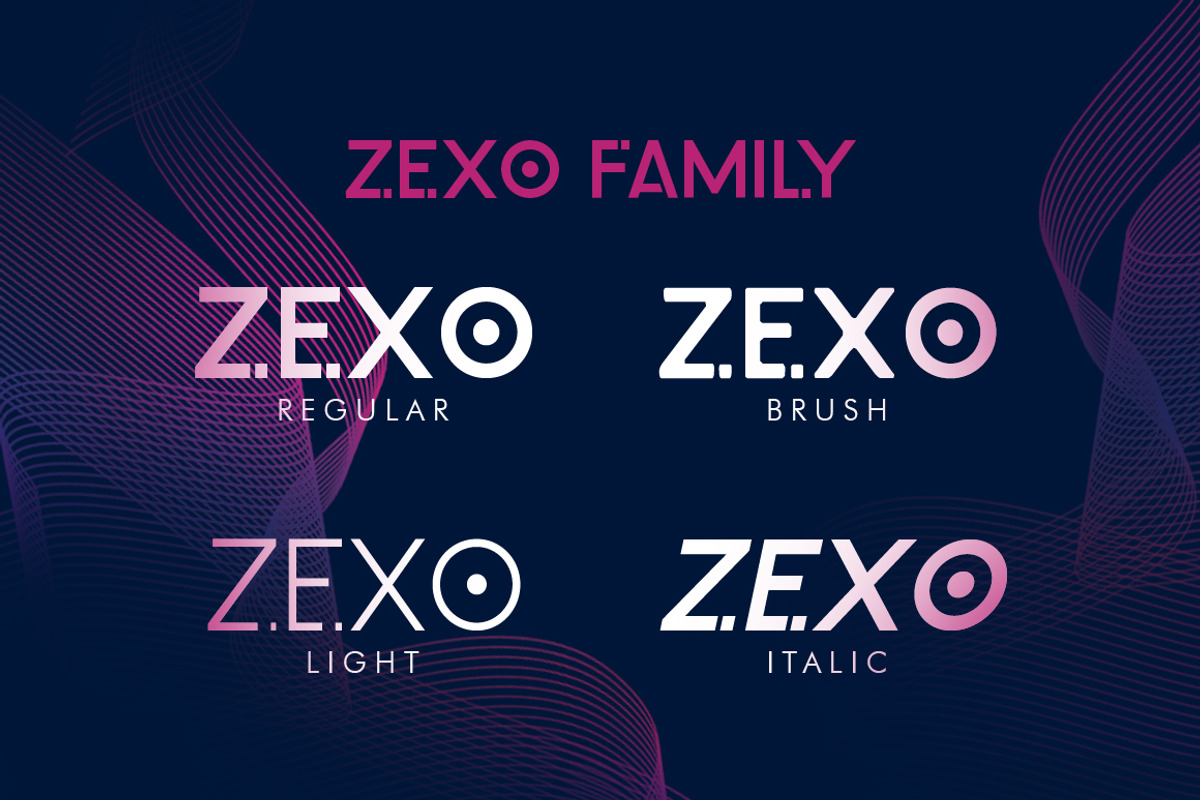 Zexo Sans Family preview 5