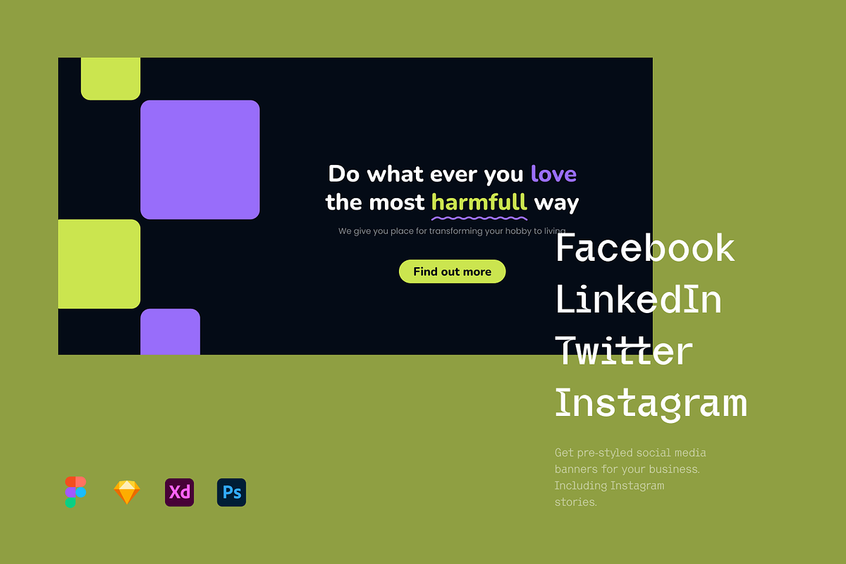 Harmfull Business Banners vol17, a Templates & Theme by Petr Bilek (Photo 2 of 3)
