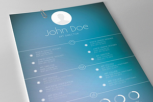 Modern 2-Piece Resume Template