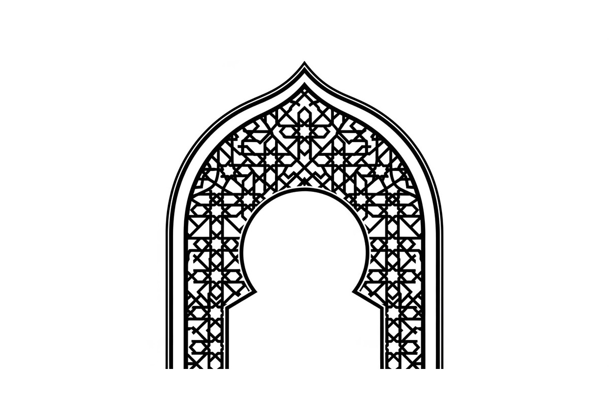 Islamic Arch Window Vector Bundle, an Illustration by yasushie (Photo 13 of 51)