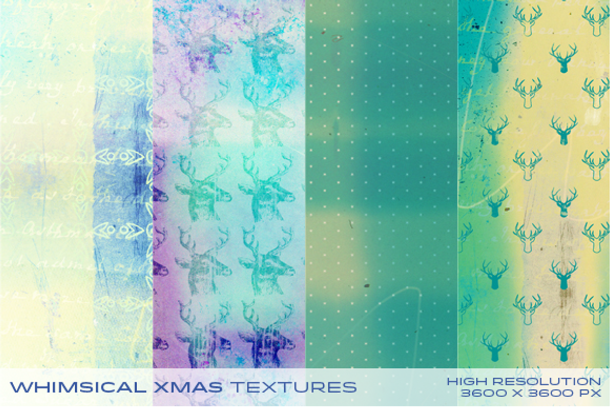 Whimsical Xmas Textures, a Texture Graphic by LuOtero
