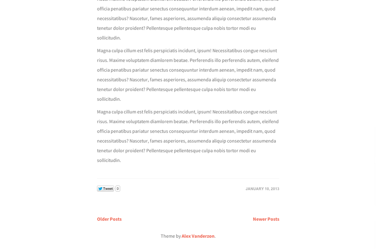 Tuesday Tumblr Theme, a Websites & App Template by alexvanderzon (Photo 3 of 5)