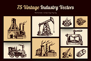 Vintage Industry Illustration Set, an Object Illustration by Prosymbols (Thumbnail 1 of 10)