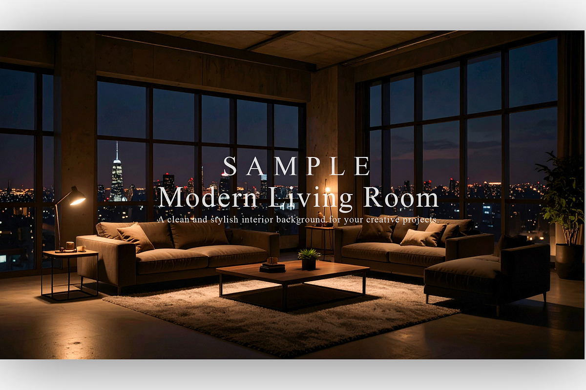 15 Modern Living Room, a Background Graphic by NOMO DESIGN (Photo 9 of 16)
