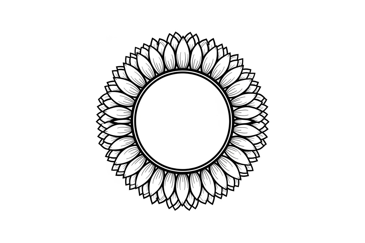 Floral Mandala Circle Frame Bundle, an Illustration by Gaye Art (Photo 12 of 51)