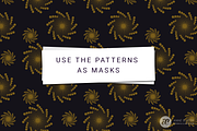 10 Abstract Dandelion Patterns, a Pattern Graphic by Anne Elster Design (Thumbnail 3 of 5)