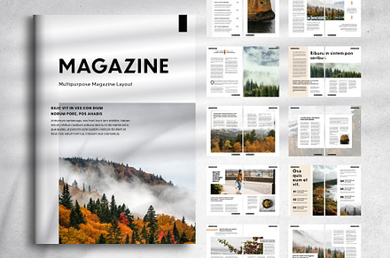 Magazine Layout, a Magazine Template by Grkic Creative