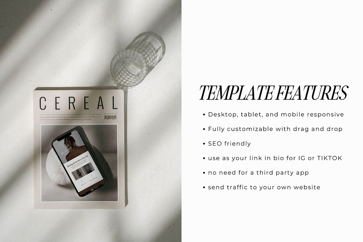 Showit Instagram Landing Page Templa, a Landing Page Template by Blush Created (Photo 2 of 15)