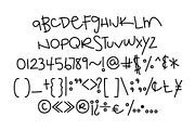 No Regrets Font, a Handwritten Font by Miss Tiina (Thumbnail 2 of 3)