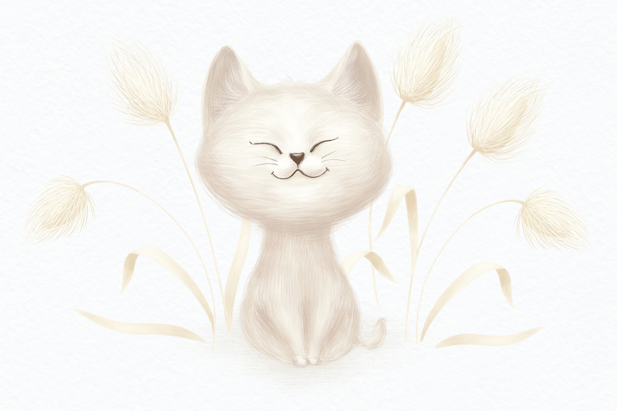 Fluffy, Funny, Cute, a Decorative Illustration by MeadowFox (Photo 2 of 8)