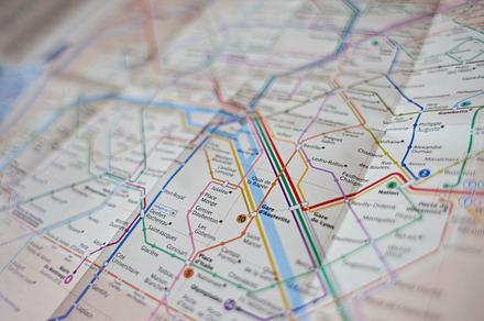 Map close up